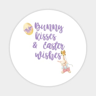 Bunny Kisses & Easter Wishes Magnet